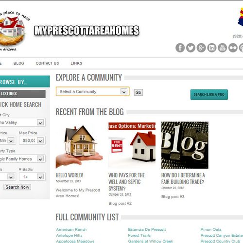 Home page of http://www.myprescottareahomes.com - 