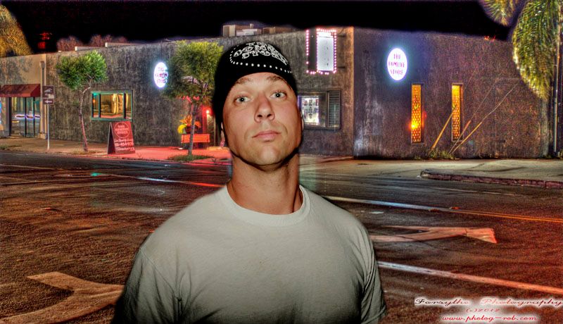 Mike Vinn, comic extraordinaire. This is  multiple