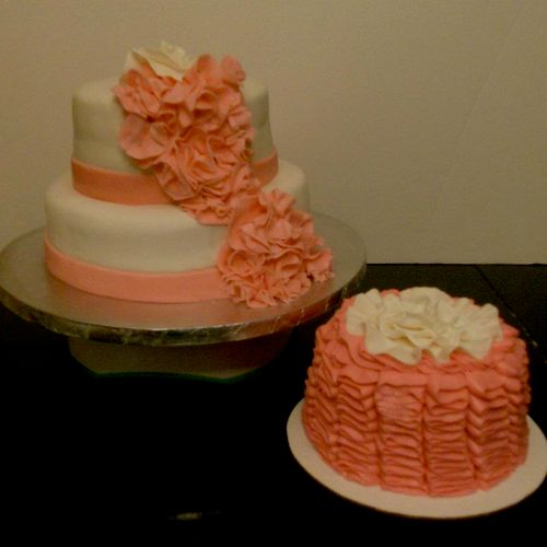 Pretty in Pink Ruffle Cake
