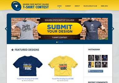 GSBC T-Shirt Contest Website
