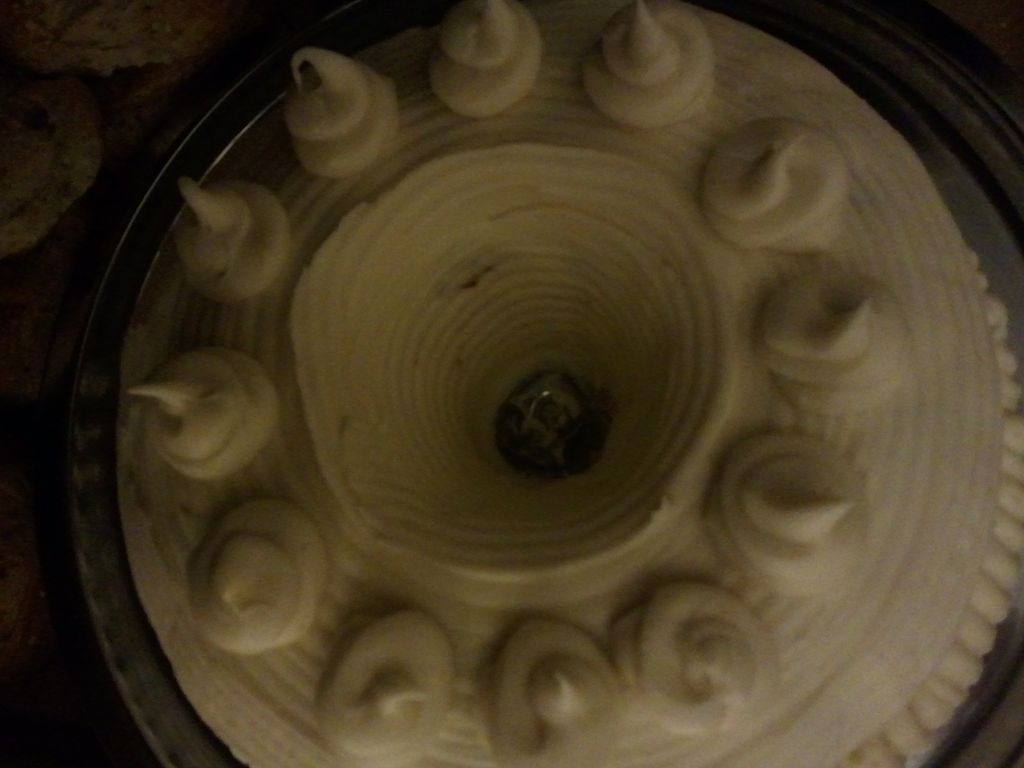 decorated  carrot cake