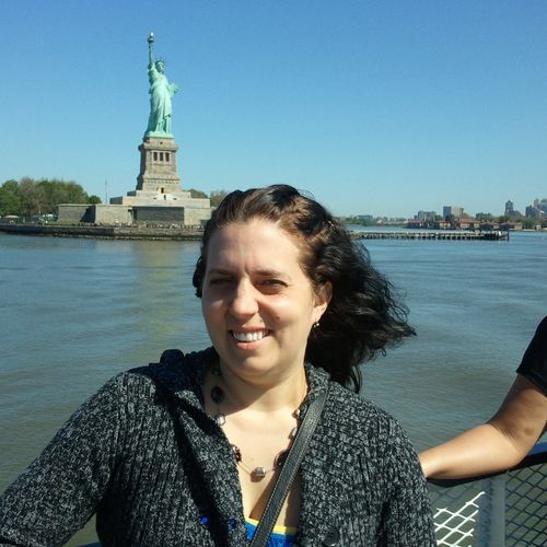 Me on the ferry in NYC