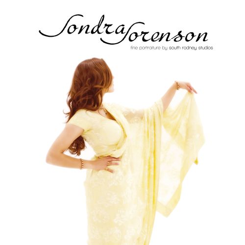 Promotional packet for model Sondra Sorenson.