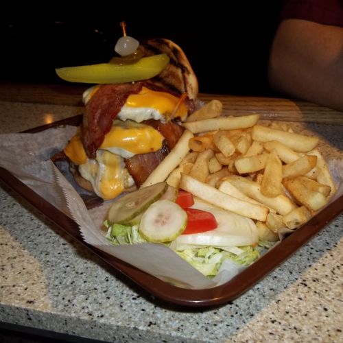 The whacko Waco Burger! Four quarter pound burger 