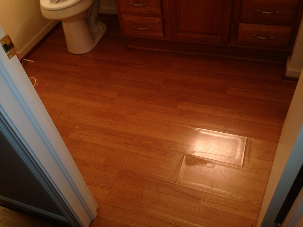 (*hot water tank leak*)