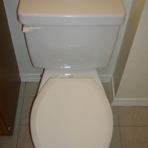 New Toilet Installed