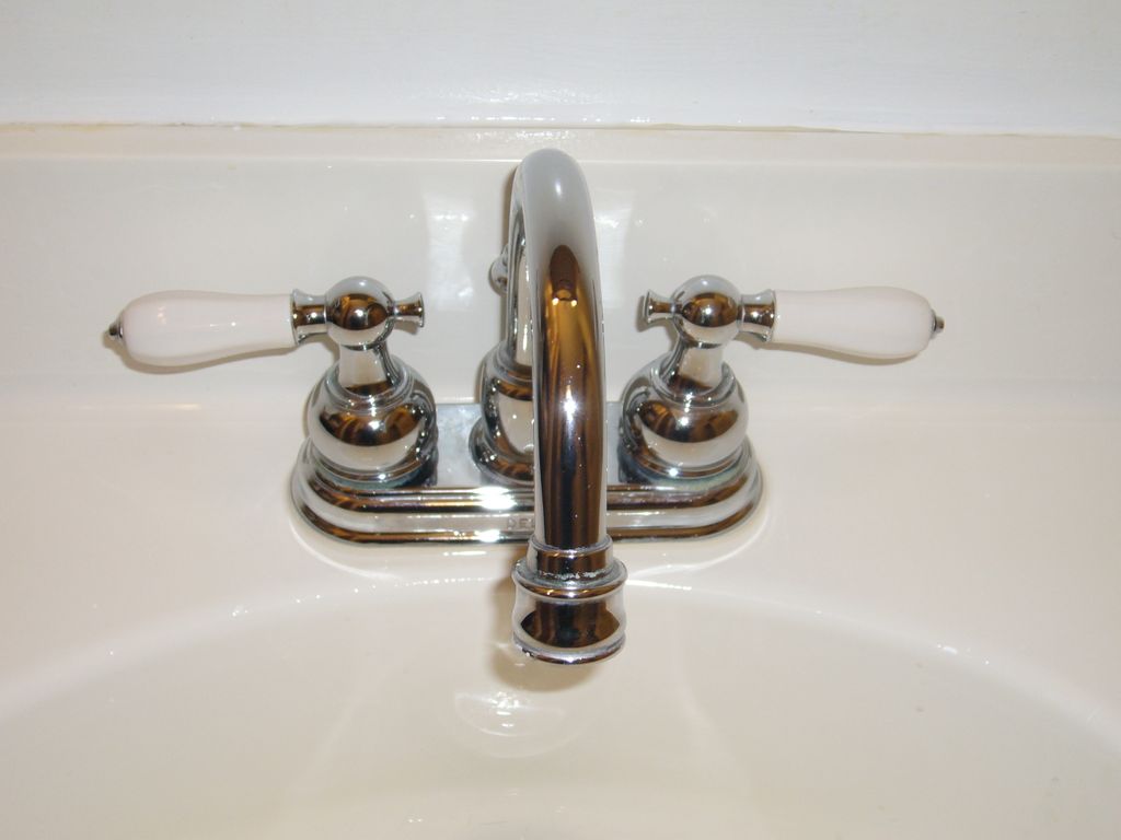 New Vanity Faucet Installed