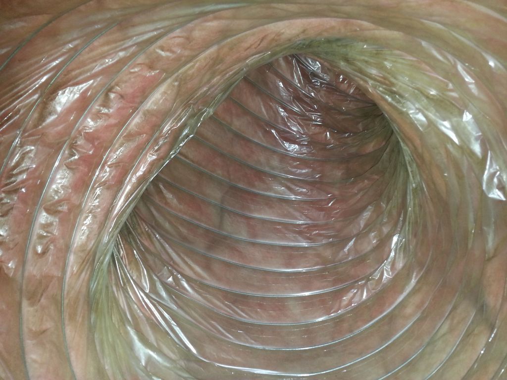 Return air duct after cleaning!