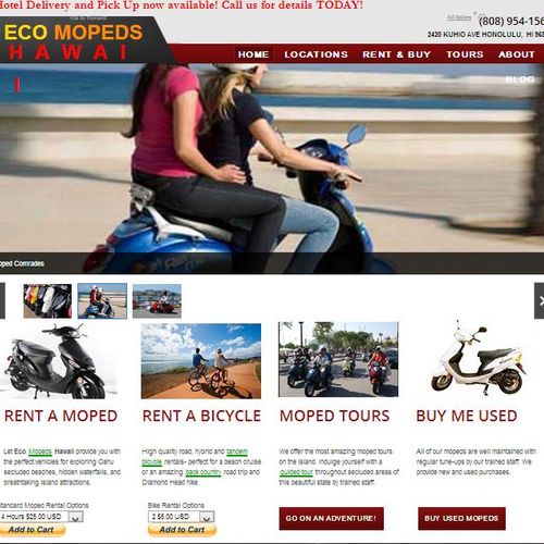 Eco Moped's Hawaii Web Page