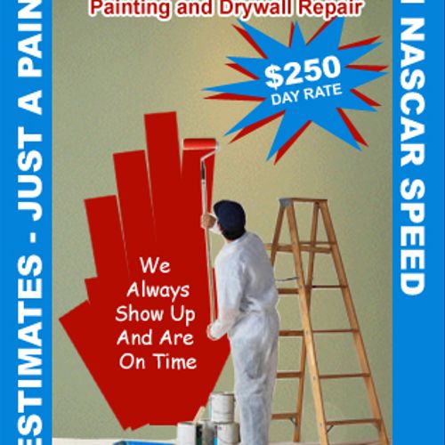 Day Rate Painter Business Card