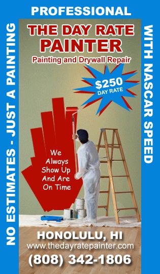 Day Rate Painter Business Card