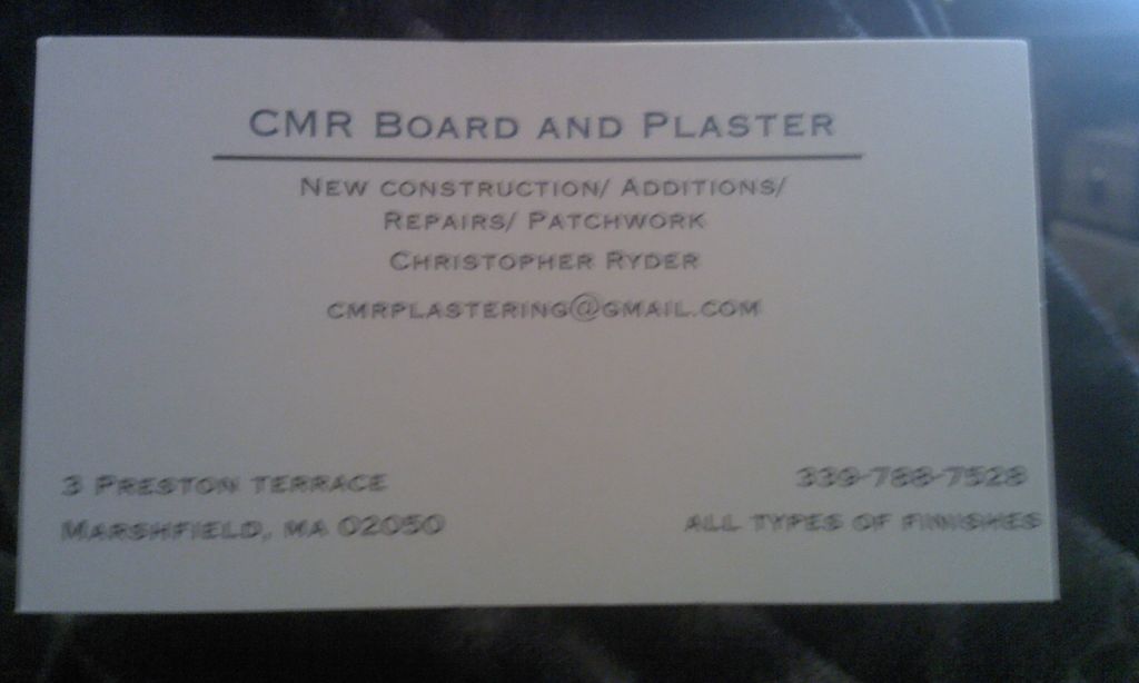 CMR Plastering