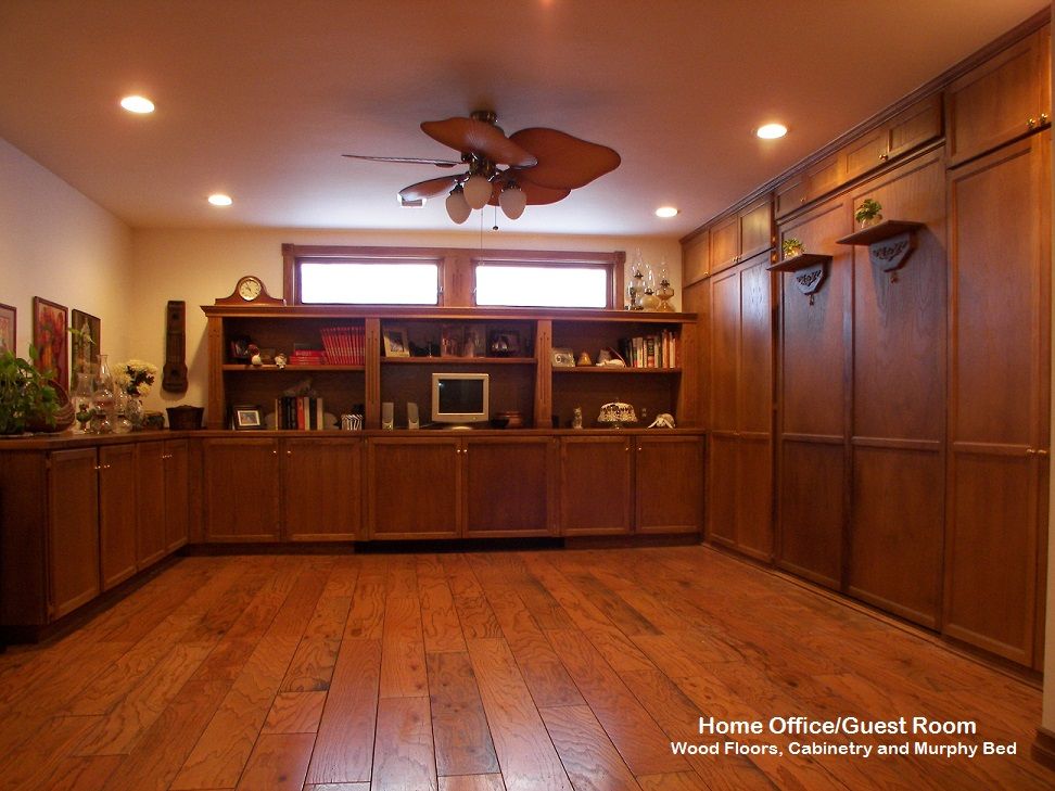 This room was a complete addition. All work, from 