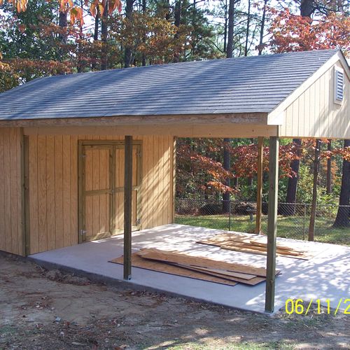 Hillendale Carport and Shed