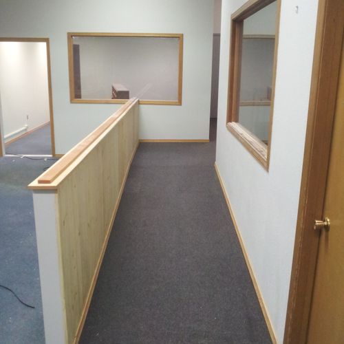 Completed ADA compliance ramp and interior renovat
