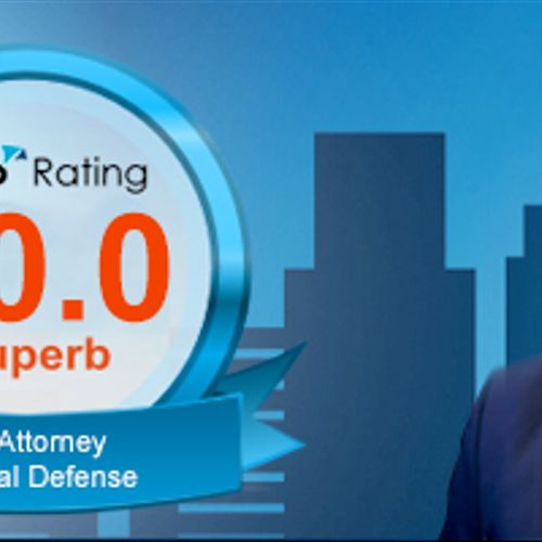 I have a 10/10 rating on leading attorney rating w