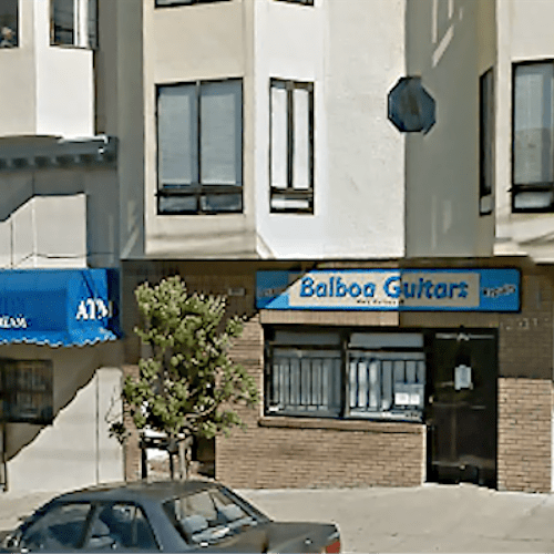 My shop; Balboa Guitars - 3942 Balboa, San Francis