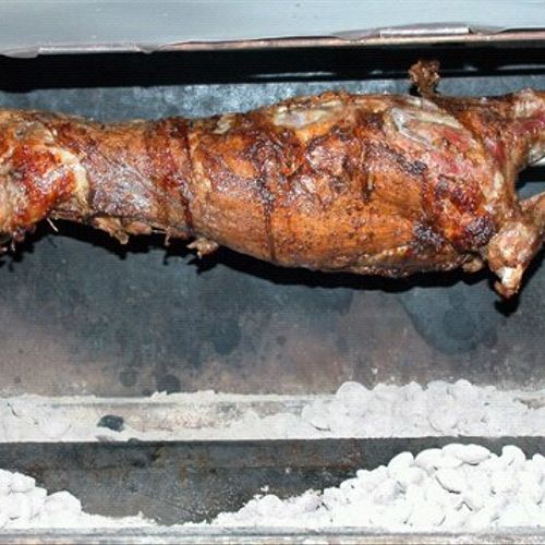 Spit roasted lamb! Serbian style!