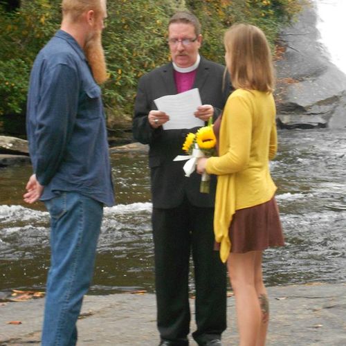 Fulton-Rawley Wedding at triple Falls, NC