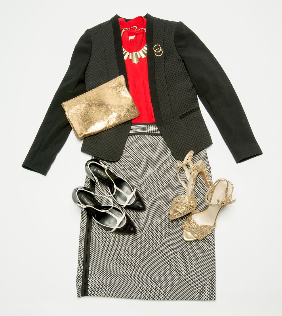 How stylish and professional is this look?  Notice