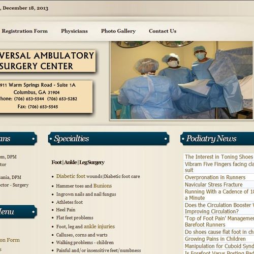 Universal Ambulatory Surgery Center
Columbus, GA
h