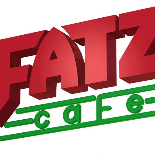 FATZ Cafe logo designed for region restaurant chai