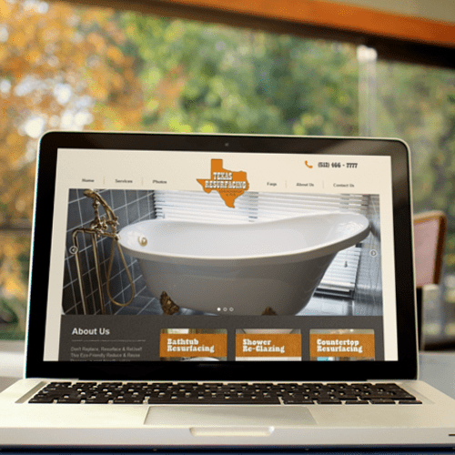 Texas Resurfacing Countertop and Tub website desig