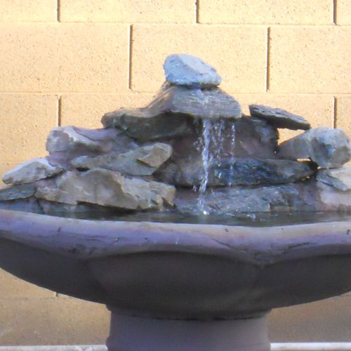 Garden water fountain I created