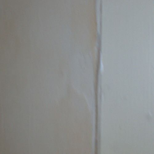 Patched wall ready to sand, smooth, prime and pain