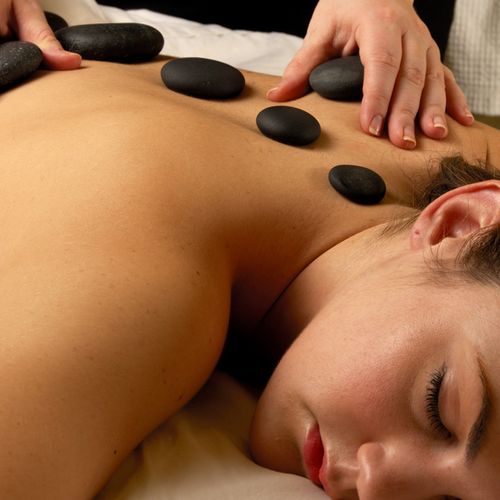 Hot stone massage