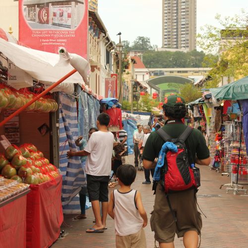 Market in Singapore