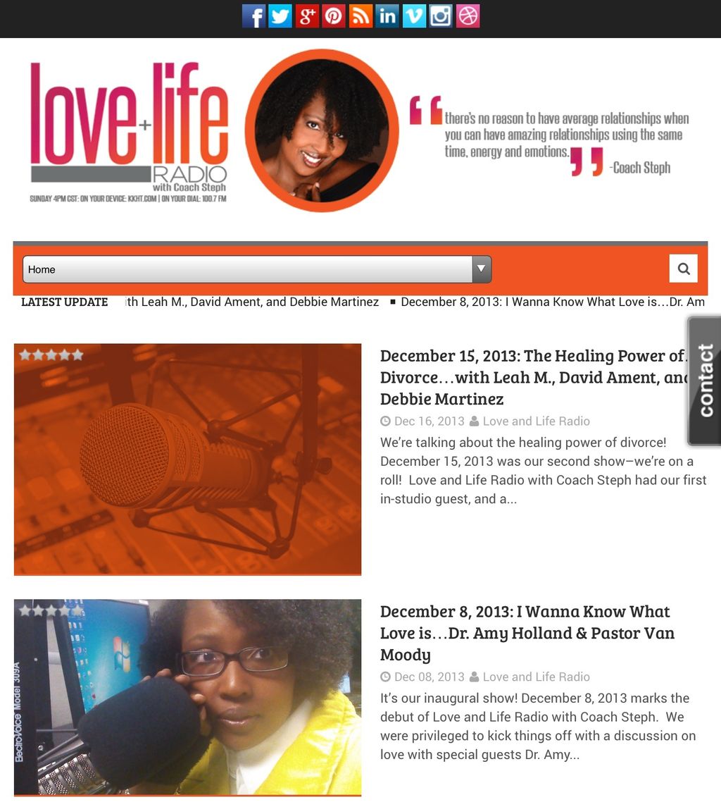 Dr. Holland is on radio frequently!