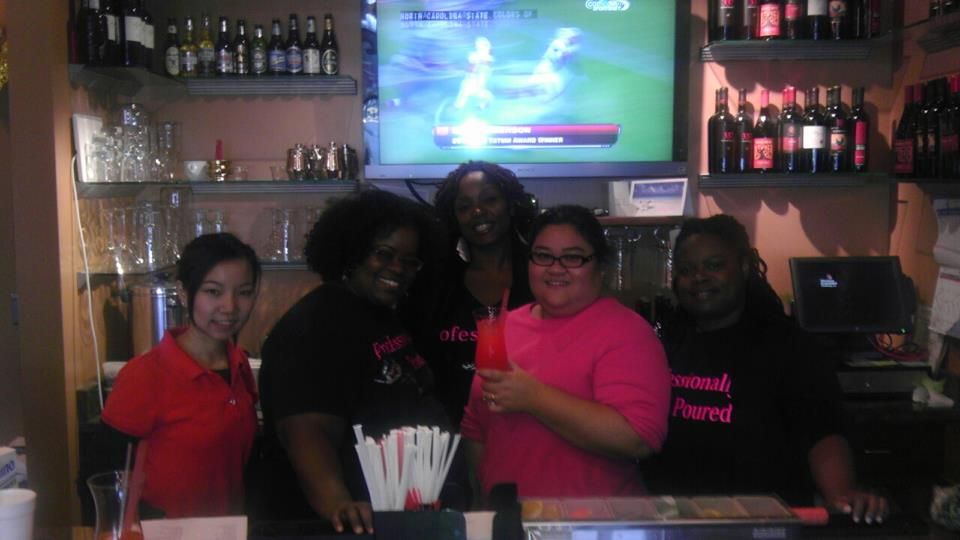 Training the staff of Thai Peppers restaurant in B