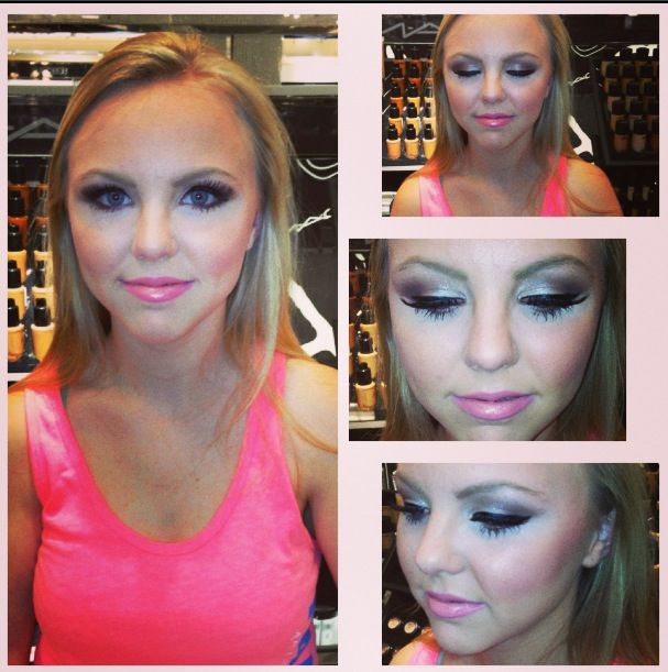prom makeup.