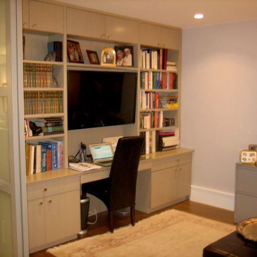 One of the custom home offices I recently complete