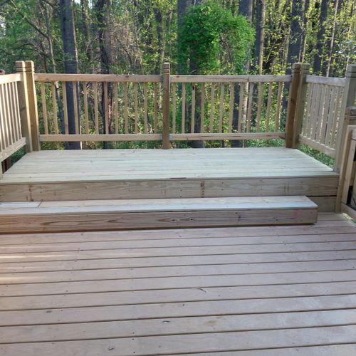 deck extened 4 ft