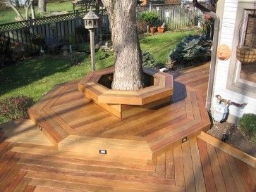 a deck tree box built lynnfiled ma by Northwiind B