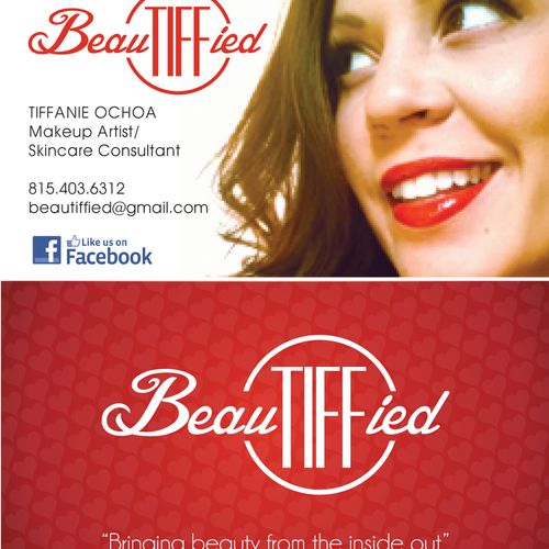 Logo and Business Card Design for BeauTIFFied Hair
