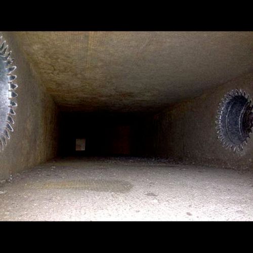 Supply Duct Before Cleaning
