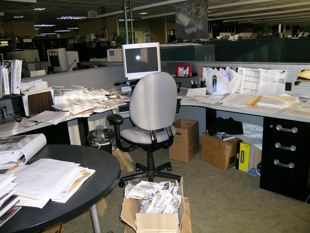 Office Cubicle Before