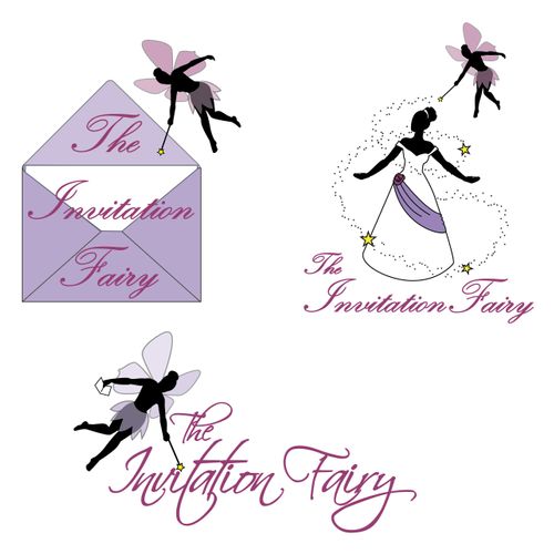 Branding designs for The Invitation Fairy.