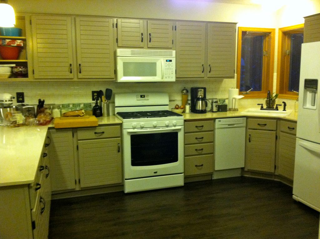 Kitchen Remodel-Painted Cabinets, Walls & Ceiling