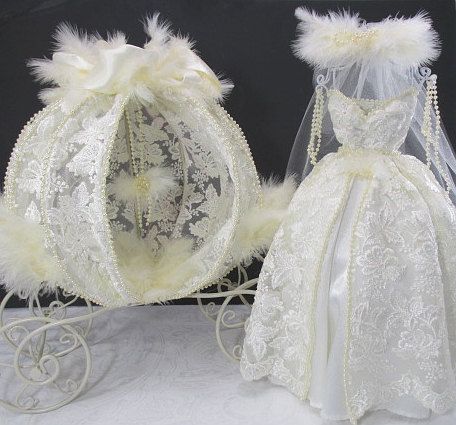 Cinderella Carriage and Bride Wedding or Bridal Sh
