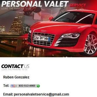 Personal Valet Service