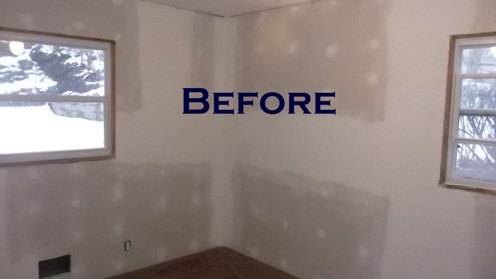 BEFORE PIC - This room was taken down to the studs