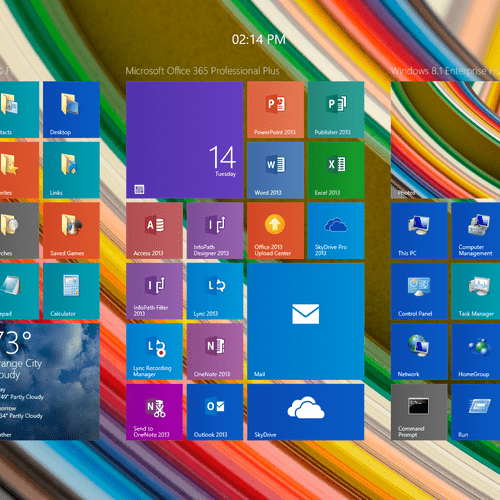Custom Windows 8 or Windows 8.1 Start Menu Metro U