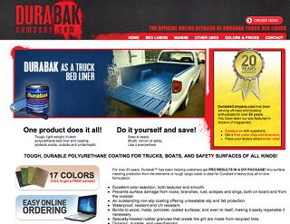 New site look and function for DurabakCompany.com 