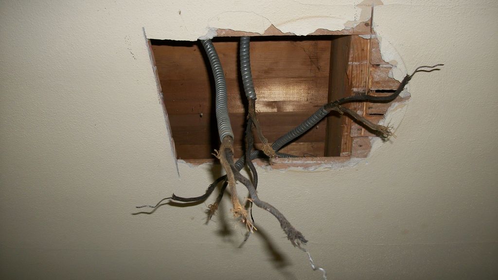 1st step open ceiling for homes 60 years old or mo