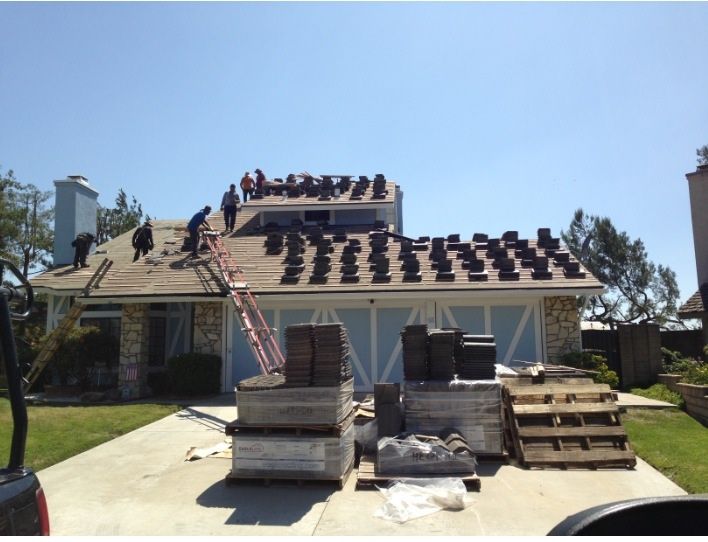 Tile roof loading No sub-contractor needed we have