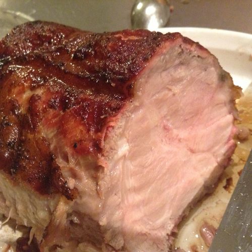 Roast pork loin
